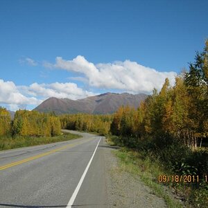Heading to Hatchers Pass