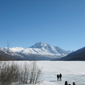February at Lake Eklutna