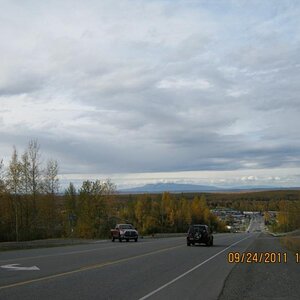 Sleeping Lady on horizon
