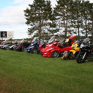 Ain't that a pretty sight? All lined up for the photo!