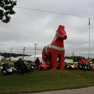 Spyders & Dala Horse in Mora, MN