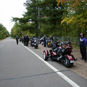 Grindstone Lake stop.  Ed & Butch