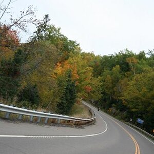 Great curves on Hwy 23 Vetrans Memorial Highway.