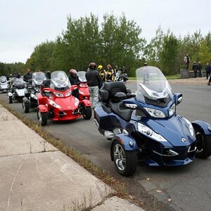 Scenic overlook - or a good spot to show off the Spyders!