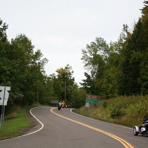 Heading into the state park.