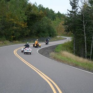 Twisties on Hwy 210 thru the park.