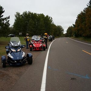 Stopping for a photo op!