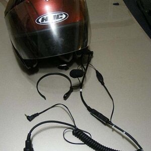 Headset with throat mic