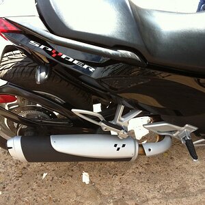 Hindle pipe..I personally like it much better than the stock pipe. It's louder,smaller, and just seems to flow better with the bike