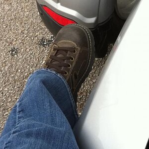 Highway pegs.. probably one of the BEST mods yet..no more legs falling asleep  :)