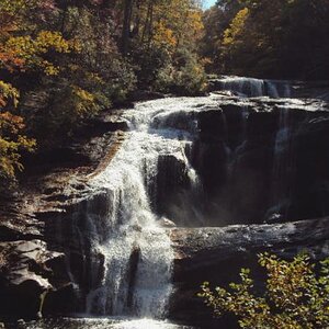 Bald River Falls along the Cherohala Skyway