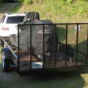 SpyderRT loaded for ride to dealer in Cartersville GA for 6000 mile service.  Cover worked perfectly, BTW...
