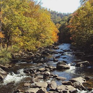 Upstream from Bald River Falls on the Cherohala Skyway