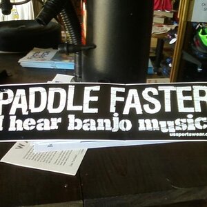 Bumpersticker at Nantahala Outdoor Center