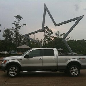 Regge just picked up his new truck in Texas