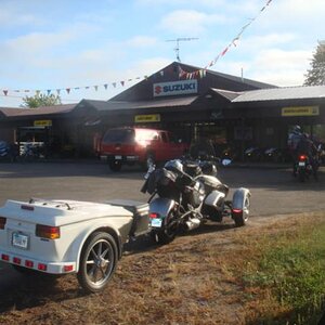 At the dealer, Mora, MN