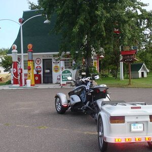 gas station