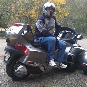 My hubby and his 2011 RT.