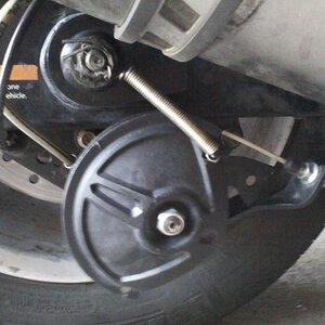 Spring at rest no tension