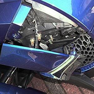 Upper left side panel tether