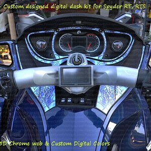 All new "Dash Skinz" Digital Dash designs.. Yes, we can create your custom dream dash using our state of the art high bond vinyl films.. Tell us what 