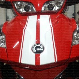 Take a look up the hood... Great install Anita.. Didn't she do a great install?  Yes, you can do it too..