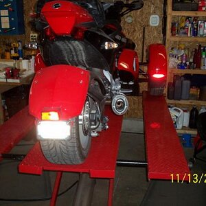 Got some longer pipes and slide the extensions out, works well.