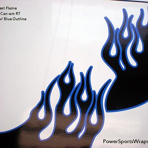 Our Best Flame is now available in Black / Blue combination.. Watch for more photos soon.