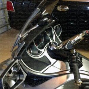 Spyder RT Silver Carbon fiber dash kit