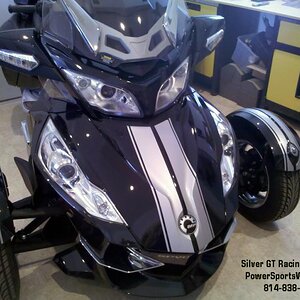 Black RT with Silver GT racing stripes... Special thanks to Mike B.