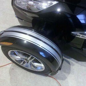 GT stripes installed on the fenders bring the complete look together.