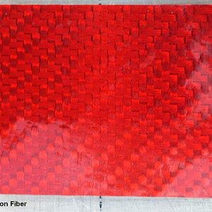 Red Carbon Fiber