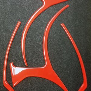 Solid Red- Dash sample