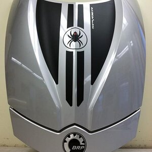 Just look how this all new trunk insert adds to the look of this solid silver spyder trunk.  We provide what you need to do the application correctly.