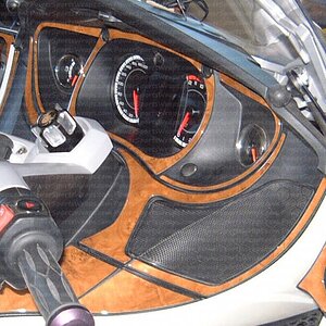 Honey Burl Dash RT Spyder - Add a bit of style and class to your RT.  Add one of our 12 piece dash kits to your Spyder