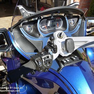 RT Chrome dash kit by: Powersportswraps.com.  must call to place an order.