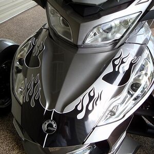 RT Best flame kit:  Notice that he did his trunk a bit different than some of the other kits.