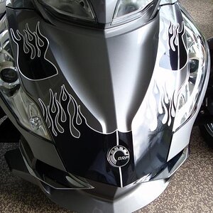 RT Best flame- this kit adds a bit of protection to your spyder as well as good looks.