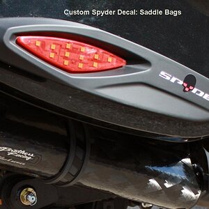 Bags Decal- Joe sent us a basic idea of what he wanted for his bag decal.  We custom designed it & here we are... we make it simple to add your person