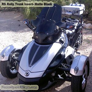 RS Rally M Black Trunk Insert -  This is a great accent for those who want to dress up the trunk but not go over the top in expense.  Available in man