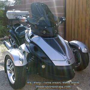 RS Rally Trunk Insert produced in Matte  Black