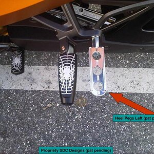 Heel Pegs Left Advertised