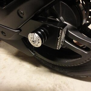 Black Anodized Billet Axle Cover