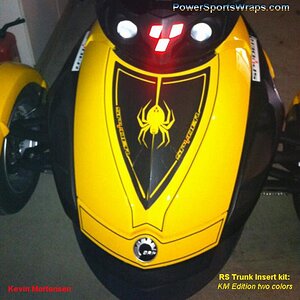 RS Trunk Insert: "KM Edition" This insert was custom created for our customer Kevin.  We have now made it available to all. This kit was produced in M