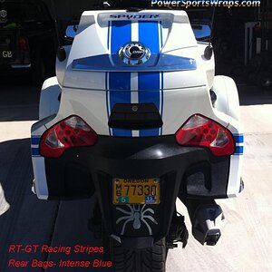 Rear Bags Notice the Spyder decal on the Rear bag just to set it off. We include these at no charge.