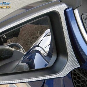 Nice shot of the mirror accent that comes in the 12 piece RT dash kit.  contact us to order your dash kit today... 814-838-6377