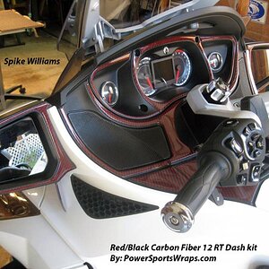 Red BK CF dash kit- we have a number of colors and styles available for the RT & soon to come RS model Spyders