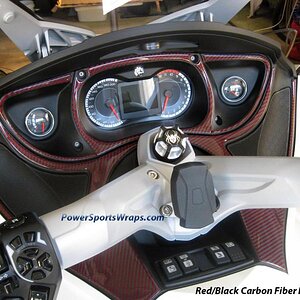 A great top shot of the complete kit installed.