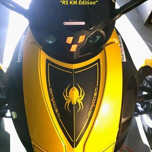 RS Trunk Insert "KM Edition"  Matte Black finish with Red detail.