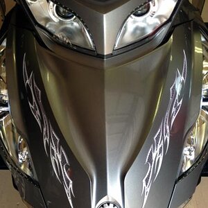 front trunk tag- Just enough to set the bike off and make it your own.